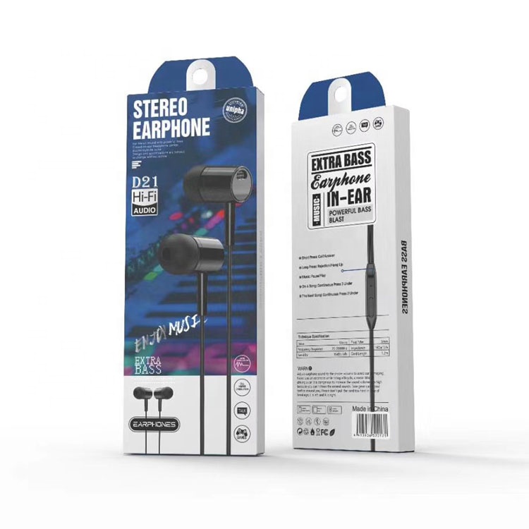 D21 Stereo Earphones 1